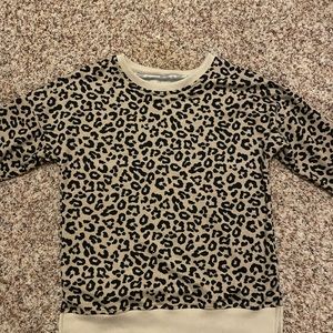 Brand New Cheetah Print Crewneck